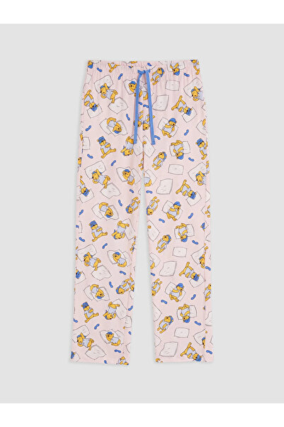 LC Waikiki Pembe Winnie The Pooh Desenli Kadın Pijama Alt