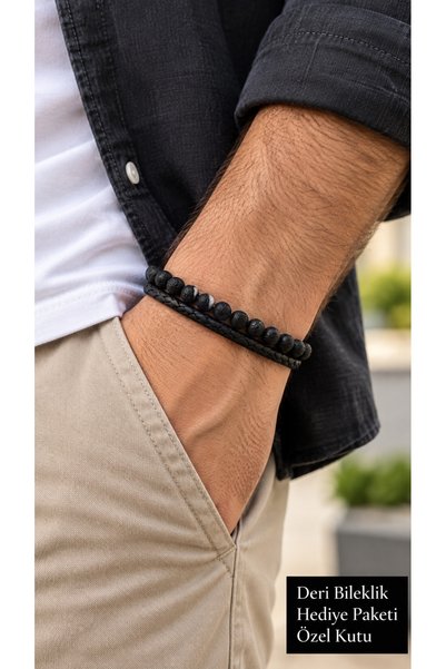 HER ŞEY NOTA www.herseynota.com Pelvoria Porousline Black Leather Men's Brace...