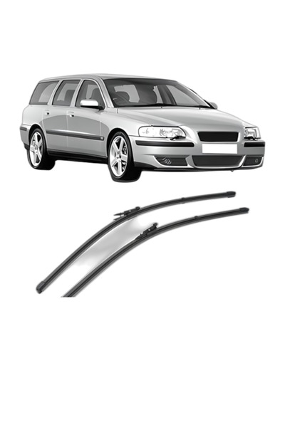 VALEO Set Of Volvo V70 Ii (285) 1999-2008 Car Wiper Blades, For Windshield, S...