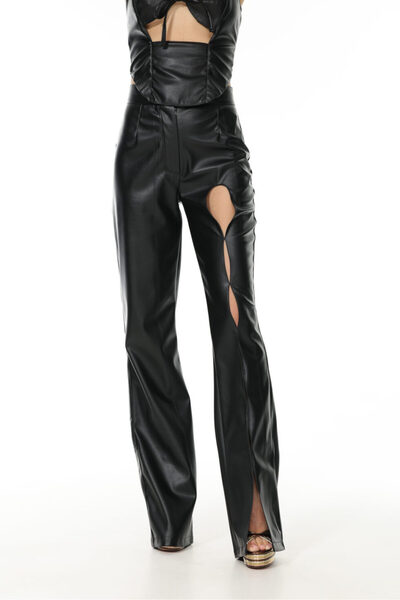 SILENTLOOK Pantaloni cu decupaje laterale