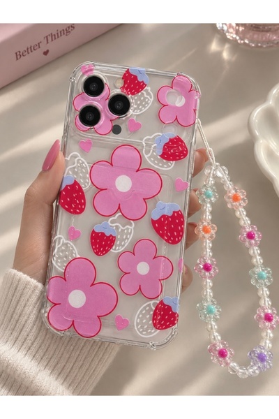 FİŞNEİLETİŞİM İPHONE 17 PROMAX/18 PROMAX UYUMLU KREDİ KARTLIKLI CHARMLI KILIF