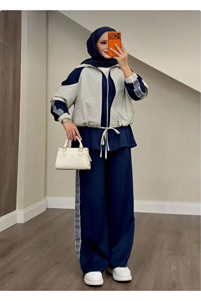 Rose Design Boutique SVD ŞERİT DETAYLI RAHAT ALT ÜST TAKIM