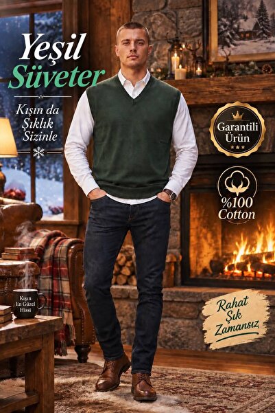 Aycan Fourmen Comfortable Fit Sweater over Shirt