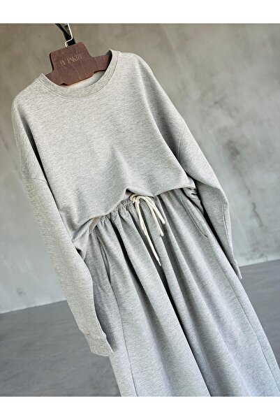 By Pakize Oversize Sweatshirt Palazzo Pantolon Takım