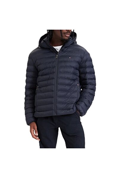 Tommy Hilfiger Γκέακα Αναδιπλούμενο Ανακυκλωμένο Μπουφάν με Κουκούλα
