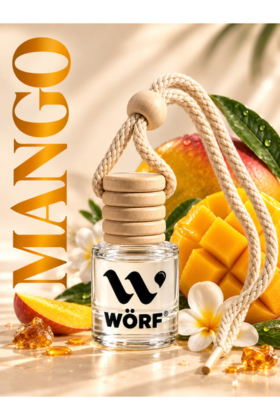 WÖRF Mango 8 ml Ayna Kokusu – Ahşap Kapaklı Araç Parfümü