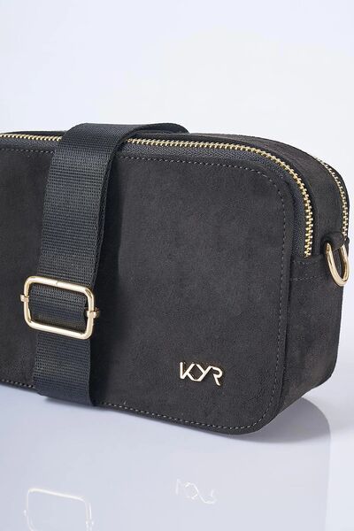 Kayra Suede Bag Black Cnt19