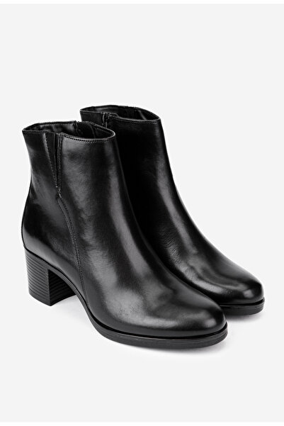 Dasha Botine dama din piele naturala neagra