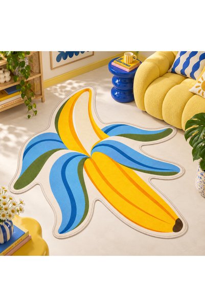 Rugs Modern Halı Eta Muz Pattern Modern Woven Base Decorative Carpet Eta4235