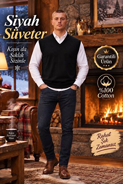 Aycan Fourmen Comfortable Fit Sweater over Shirt