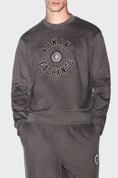 Armani Exchange Cotton Regular Fit Crew Neck Sweat Men's Sweat Xm002913 Af260...