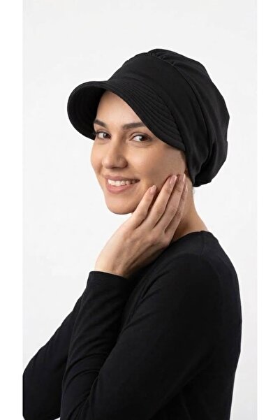 elysianfidan Ela vizir šešir crni gotov turban hidžab kapa za bazen pogodna z...