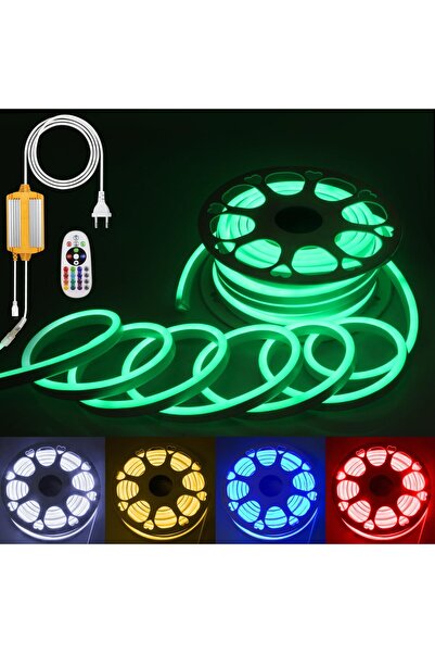 ALITOVE Ταινία LED Νέον RGB 25 μέτρα, 230V, 80 LED/μέτρο, IP67, Dimabila, Τηλ...