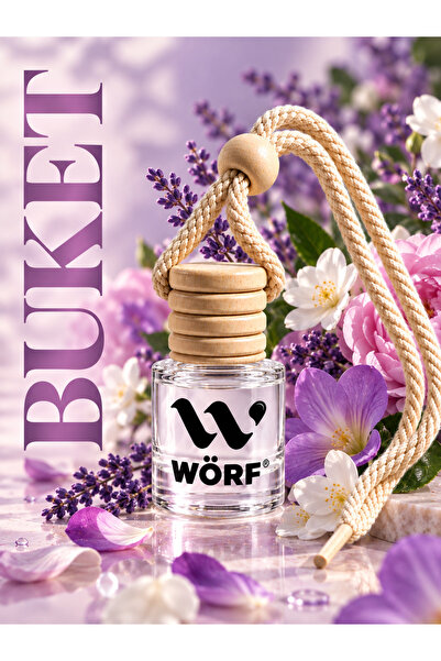 WÖRF Buket 8 ml Ayna Kokusu – Ahşap Kapaklı Araç Parfümü