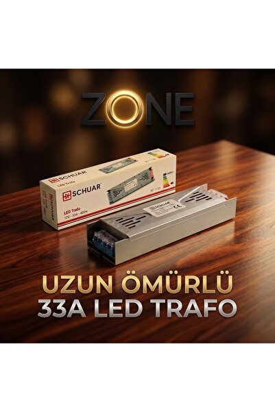 SCHUAR 33A -400W Uzun Ömürlü Led Trafo