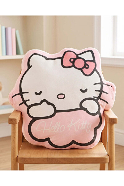 REDTAG Pink Hello Kitty Shaped Cushion 40cm