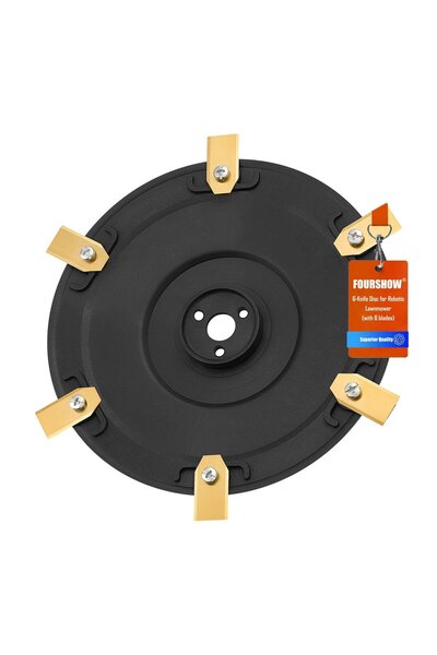 fourshow Disc de taiere robot de tuns gazon FourShow, 6 lame titan, compatibi...