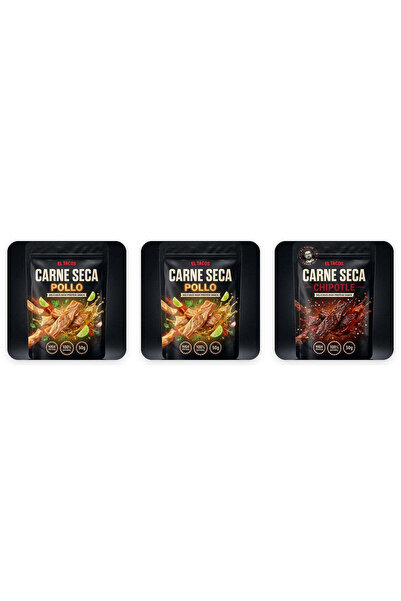 Carne Seca Συσκευασία Sala 6x50γρ - 3x Κοτόπουλο + 3x Βοδινό, Πρωτεϊνικό Τζέρ...