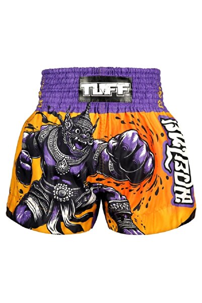TUFF شورت مواي تاي للملاكمة بتصميم تقليدي (TUF-MS688-ORG)