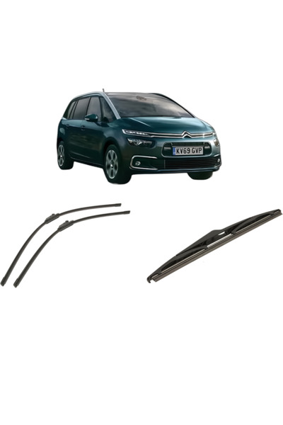Bosch Σετ 3 υαλοκαθαριστήρων CITROEN GRAND C4 SPACETOURER Van (3A_, 3E_) 2019...