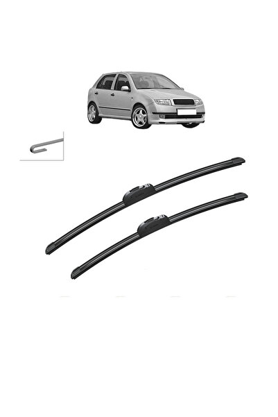 Bosch Set of 2 Wipers SKODA FABIA I (6Y2) 1999-2008, for windshield, Aerotwin...