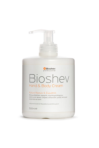Bioshev ΚΡΕΜΑ ΧΕΡΙΩΝ ΚΑΙ ΣΩΜΑΤΟΣ 500ML