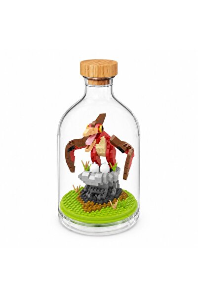 Flippy Decorative Glass Building Set, Flippy, Pterosaur Model, 500 Pieces, Cr...