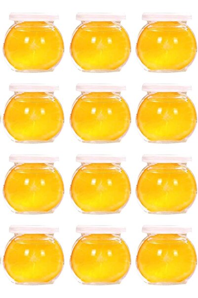 FUFU Yogurt Jars 12 Pack, Glass Pudding Jars with Lids, Glass Containers, Mason Jar Wedding Favors Honey Pot Shower Favors Mousse and More (100ml)