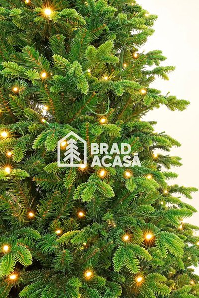 BradAcasa Brad artificial veșnic verde de Crăciun 2,1 m