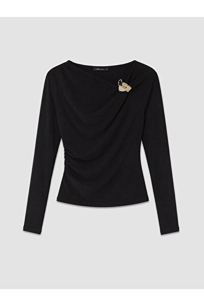 LC Waikiki Quality Pieces from Çelebi Store Asymmetrical Roba Collar Gathered...