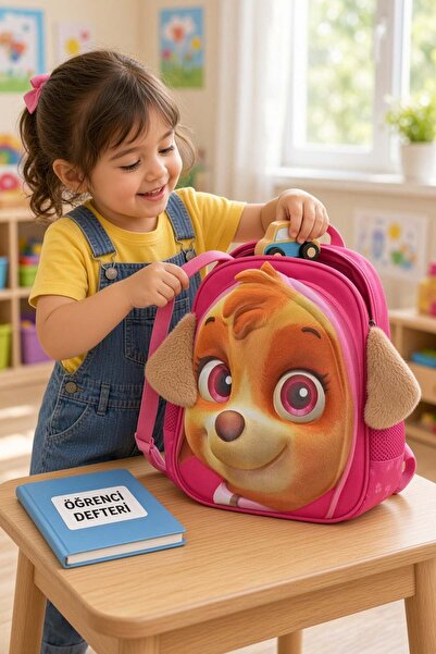 DODOMAR Σχολική τσάντα νηπιαγωγείου Paw Patrol Skye με άδεια χρήσης, σακίδιο ...