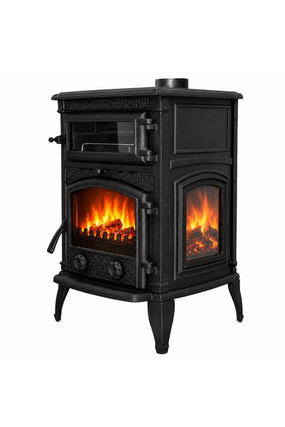 flamestove FİRE STOVE SİRİUS MAXİ FRS-011 FIRINLI DÖKÜM SOBA