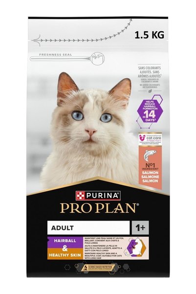 Pro Plan Proplan Hairball Tüy Sağlığı destekli Somonlu Kedi Maması 1.5 kg
