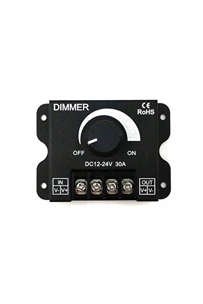 NO BRAND Variator manual cu buton de control pentru bandă LED, mono, 30A, 360...