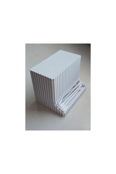 DU&ER Japandi Cotton Swab Dispenser – Cotton Swab Organizer with Lid and Bath...