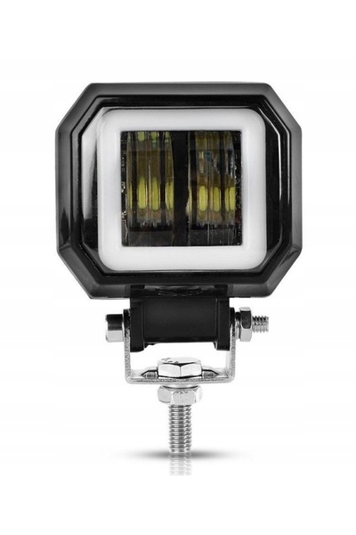 NO BRAND Proiector de lucru cu halogen și LED CREE, tip inel, pentru motocicl...