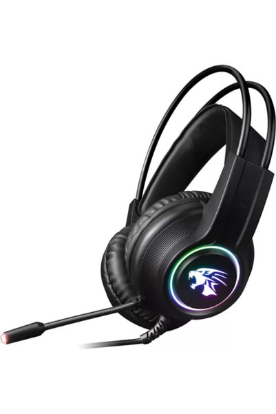 Varr Casti Gaming VH8030, Iluminare RGB, Negru