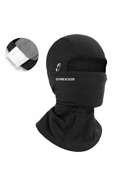 ROCKBROS Glugă cu guler termoactivă, cu orificiu pentru ochelari, QB/T