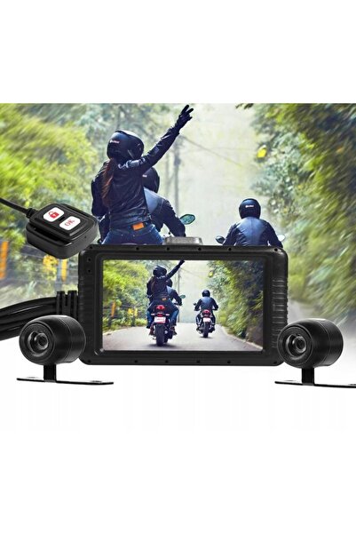 NO BRAND CAMERĂ VIDEO 3″ PENTRU MOTOCICLETĂ, CAMERĂ VIDEO FULL HD PENTRU MOTO...