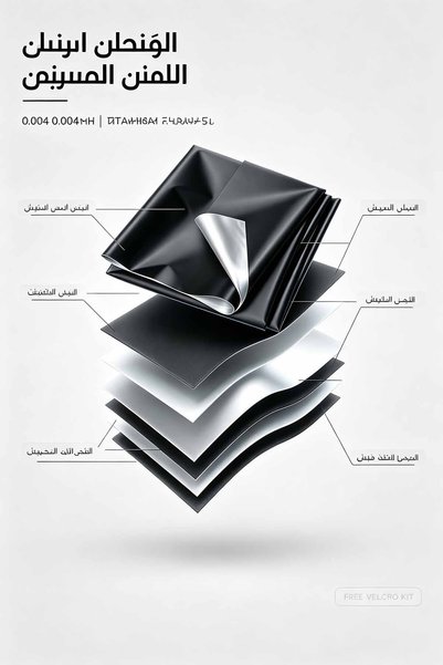 Alnoor Global Store فيلم تعتيم نوافذ مصنوع في السعودية، عازل للحرارة وحماية من الأشعة فوق البنفسجية، بدون حفر، غطاء نوافذ قابل لإعادة الاستخدام والقص، مقاوم للماء مع لاصق فيلكرو ونقاط لاصقة