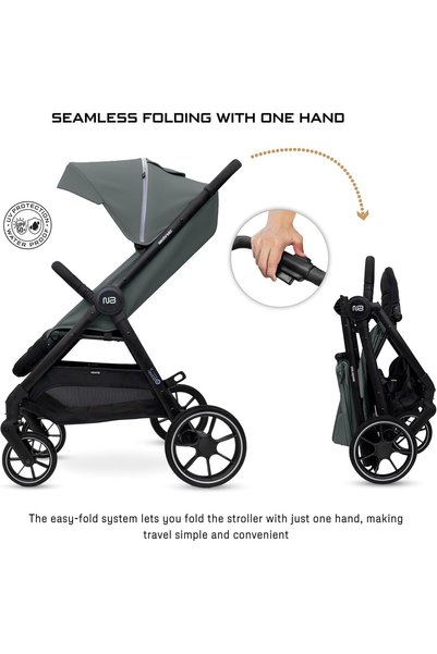 neobreez Vento All Terrain High Landscape Baby Stroller-Grey