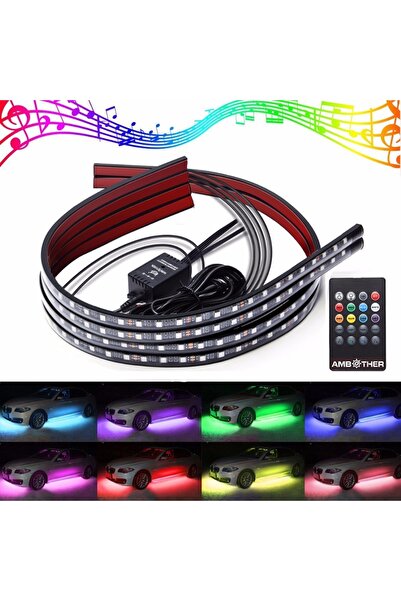 NO BRAND LUMINI LED RGB NEON PENTRU SUBROȘUȘI, 2x60 + 2x90