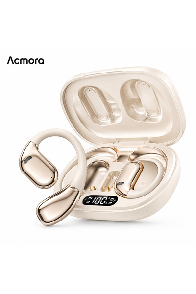Acmora Ασύρματα ακουστικά ανοιχτού τύπου M75, Bluetooth 5.4, Μετάφραση AI, Εφ...
