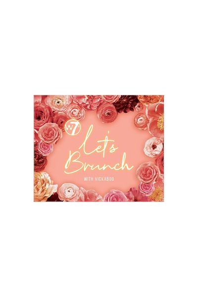 w7 Ας γευτούμε το brunch με την παλέτα συμπιεσμένων χρωμάτων Vickaboo 9,6γρ.
