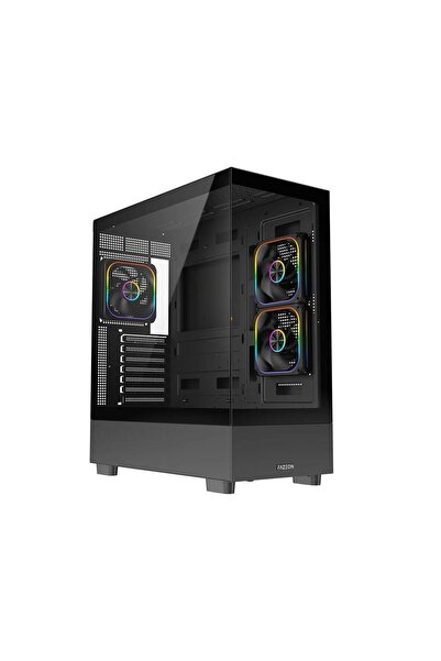 FAZEON F2 750W 80+ Bronze Argb 3X120MM Fanlı Atx Siyah Gamıng Kasa - 750 Watt