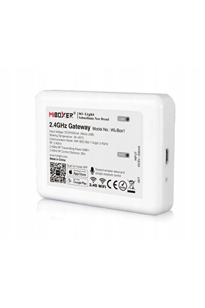 NO BRAND MOSTEK MIBOXER MILIGHT WL-BOX1 Bandă LED de iluminat cu aplicație Wi...