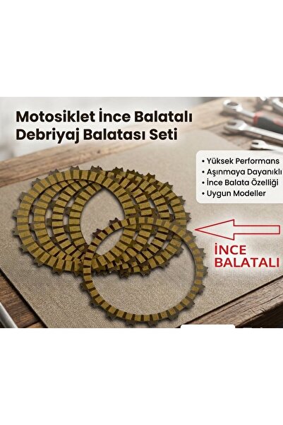 Debriyaj Balatası Takımı 4 Kalın + 1 İnce 2014-17 Honda CBR 250 R / CRF 250 L