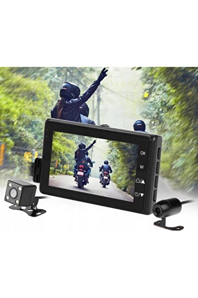 NO BRAND ÎNREGISTRATOR VIDEO 3″ ÎNREGISTRATOR VIDEO PENTRU MOTOCICLETĂ CAMERĂ...