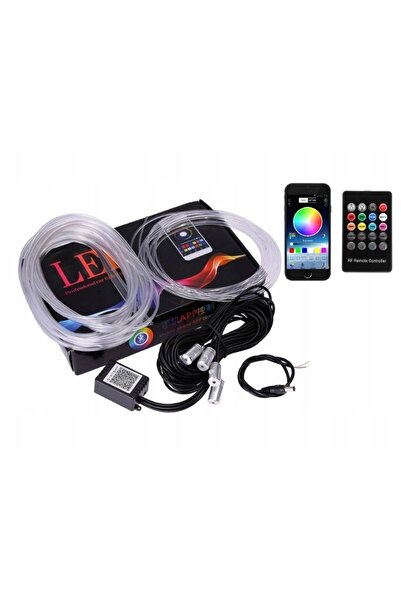BDS Bandă luminoasă LED cu fir EL de 8M, iluminat cabină, culori RGB, control...