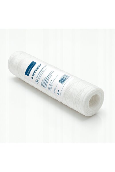 Wessper 10x Cartuș filtru de apă 10' înfășurat cu fir, 5 microni, pentru pre-...